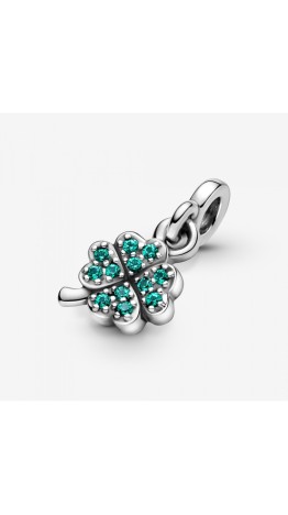 Berloque Mini charm trevo da sorte 